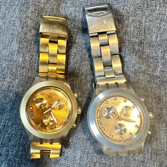 Swatch | Accessories | Women Swatch Watches Gold And Silver  display picture 1